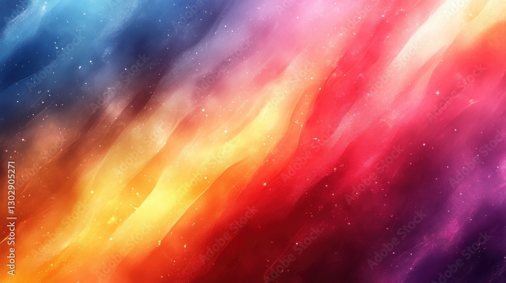 Poster colorful gradient background with glassy overlay and subtle abstract texture design