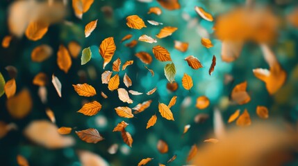 The art of mindfulness surrounded by swirling foliage.