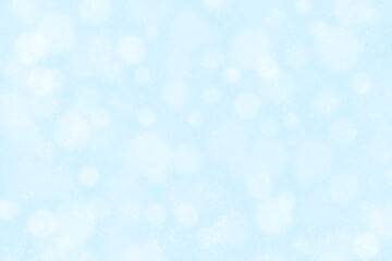 Blue bokeh snowflake background. Photo can be used for the concepts of New Year, Christmas, Wedding Anniversary and all celebrations.