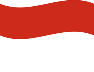indonesia waving flag illustrator of national  icon