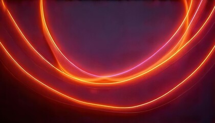 luminous abstract light streaks in fiery orange on deep purple background, dynamic energy flow, modern digital artwork

