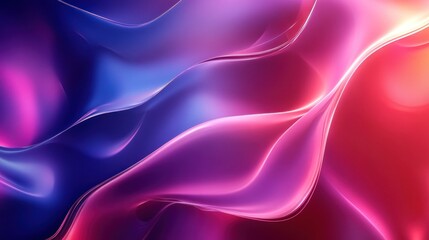 Abstract Colorful Waves: A Symphony of Pink, Purple, and Blue