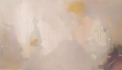 Obraz premium soft neutral abstract painting with beige, cream, and muted earth tones, textured artistic background for modern interior