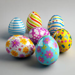 Fototapeta premium Colorful Easter eggs