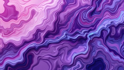 Fototapeta premium Abstract Fluid Vibrant Artwork Featuring Swirling Patterns in Shades of Purple and Pink