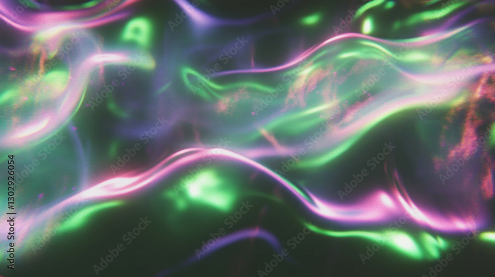 Aufkleber flowing aurora borealis patterns for artistic background design