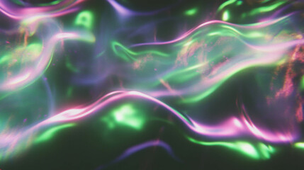 Obraz premium Flowing aurora borealis patterns for artistic background design