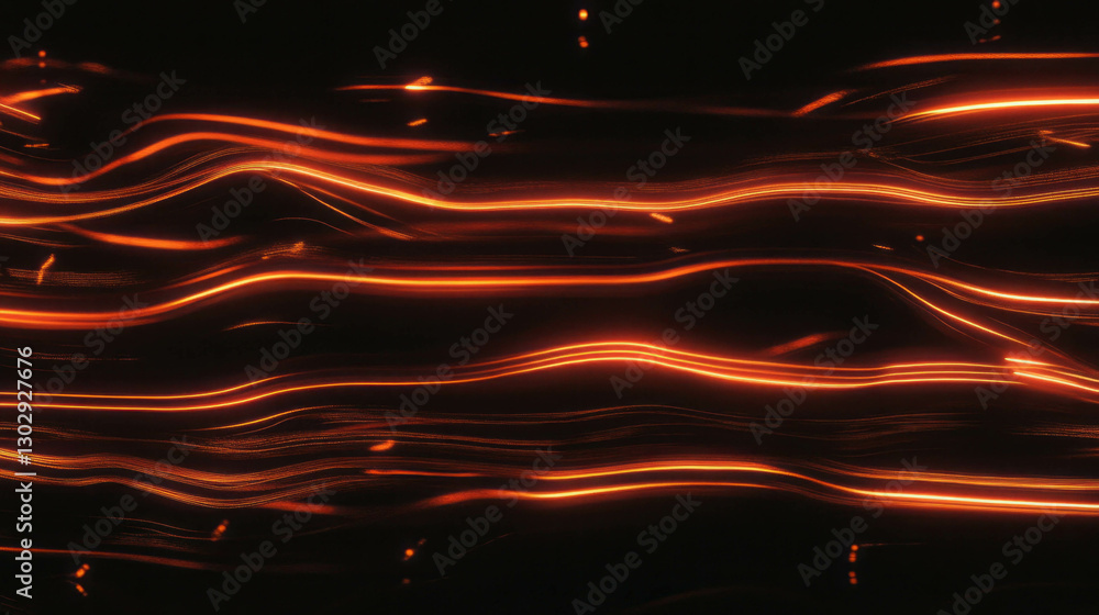 Poster Futuristic circuit board overlay with intricate light patterns for technology design
