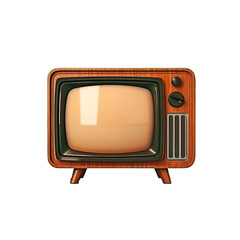 Old model tube televisions that have a unique design, use analog technology. Currently, it is widely used as a display to reminisce about the past