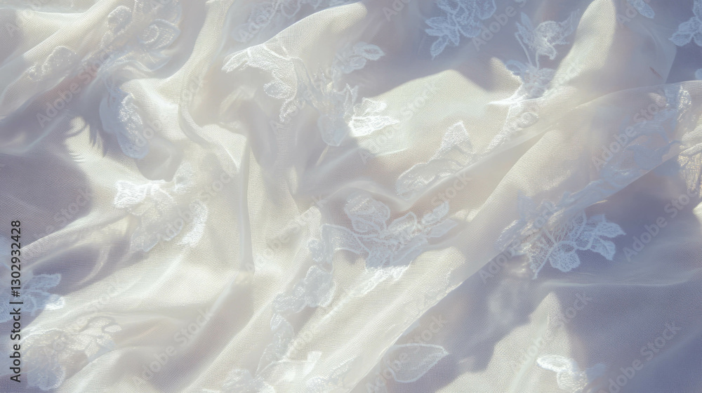 Poster elegant overlay texture of intricate lace with floral patterns for creative design