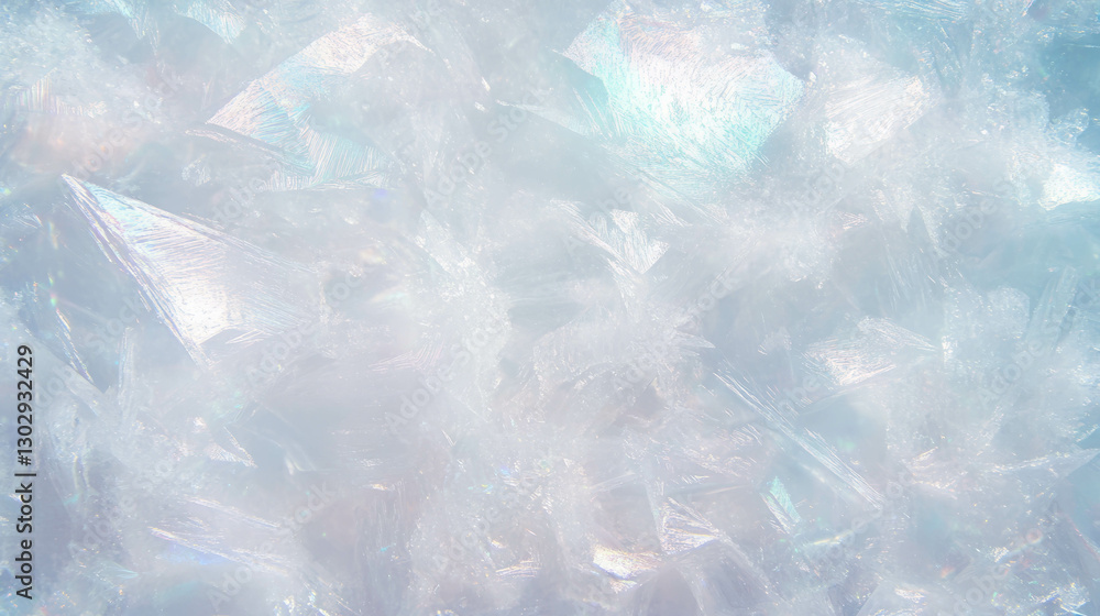 Poster delicate frost patterns texture for winter design and decoration