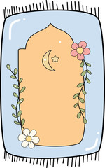 Sajadah islamic ramadan