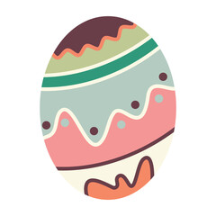 Beautiful Easter Egg Illustrations with Flowers, Bees, and Bows