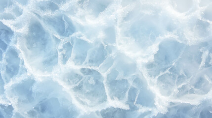 Obraz premium Frost patterns on glass creating intricate winter textures