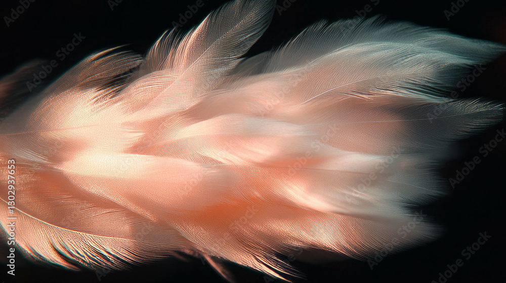 Poster elegant texture of soft fur and fine hairs for design projects