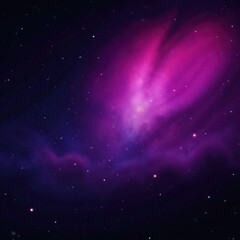 Obraz premium Purple, pink nebula, black backdrop, star burst , sparkles, background, Nebula