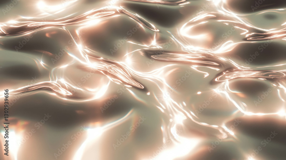 Poster abstract light reflections on water surface textured background for creative design