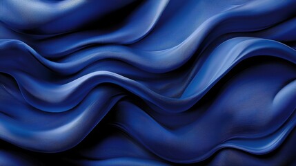 Obraz premium A mesmerizing canvas of swirling blue neon gradients, blurring into a velvety black backdrop, infused with a gritty texture reminiscent of a futuristic cityscape. This gradient banner is ready 