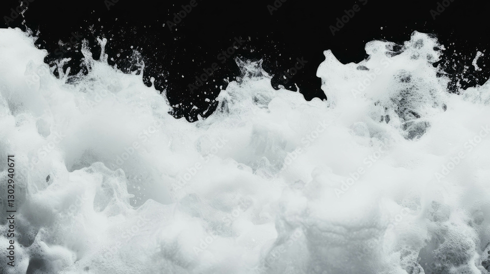 Aufkleber Dynamic ocean waves crashing texture for artistic design and background concepts
