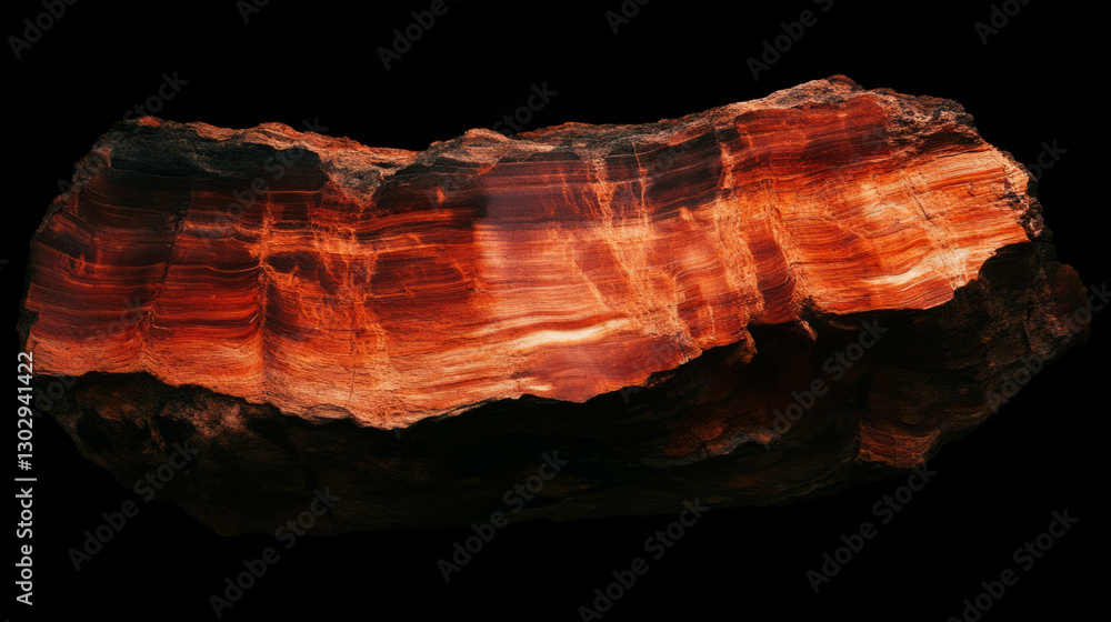 Poster petrified wood texture with intricate grain patterns for natural design