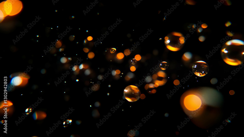 Poster sparkling apple cider bubble texture overlay for festive designs