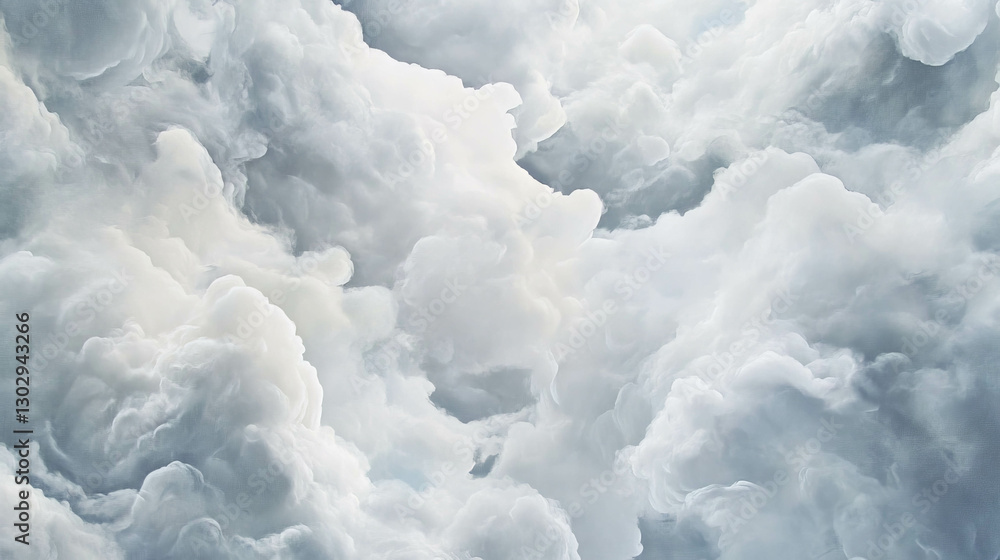 Poster dreamy clouds texture for peaceful background and design enhancement