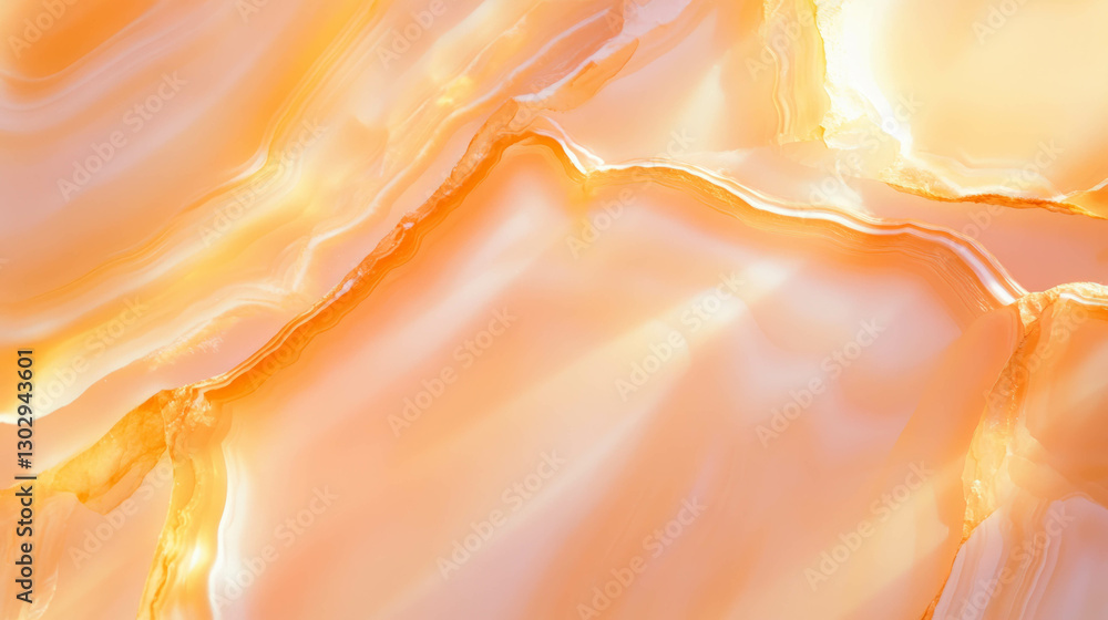 Poster Translucent agate slice texture for elegant design backgrounds