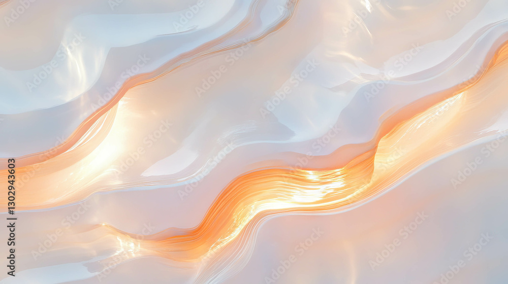 Poster Abstract overlay texture of translucent agate slices with soft pastel hues