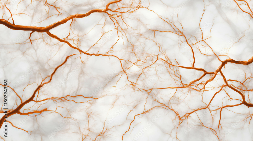 Poster Natural overlay texture of thin tree branches for creative design and art projects
