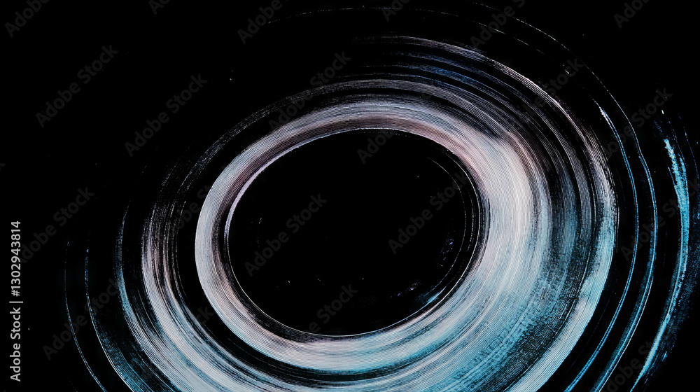 Aufkleber abstract artistic design of concentric circle rings for digital and print use
