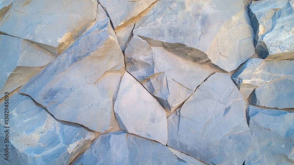 Poster textured rough stone wall with irregular shapes for architectural design