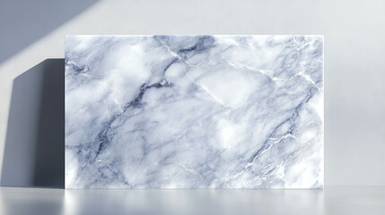 Elegant smooth polished marble with subtle veining for interior design and architecture