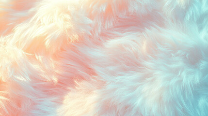 Soft multicolored fur texture for design and creativity