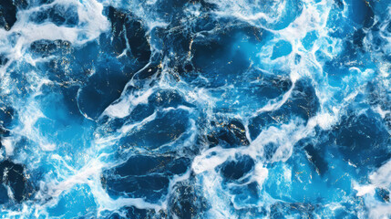 Obraz premium Vibrant blue water texture for creative designs and backgrounds