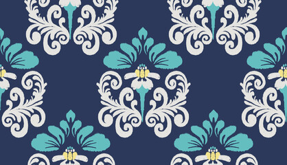 geometric ethnic vintage texture vector art design. textile fashion pattern line ikat seamless pattern and batik fabric texture asian background wallpaper geometry indian. Ethnic abstract ikat art .