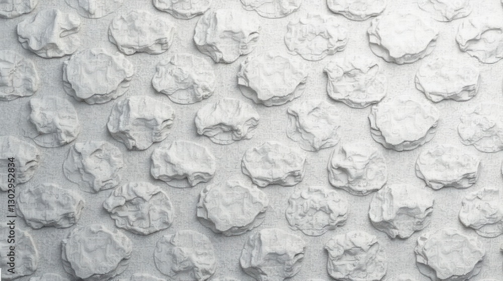 Leinwandbilder abstract white stone texture background seamless pattern of irregular shapes for design and decorati