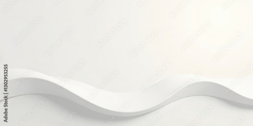 Poster abstract white wave background design for modern presentations
