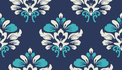 geometric ethnic vintage texture vector art design. textile fashion pattern line ikat seamless pattern and batik fabric texture asian background wallpaper geometry indian. Ethnic abstract ikat art .