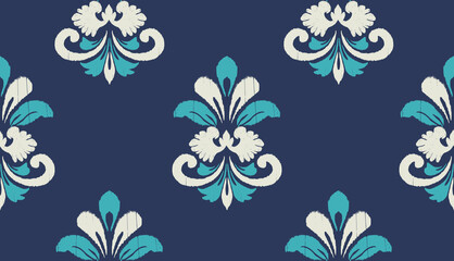 geometric ethnic vintage texture vector art design. textile fashion pattern line ikat seamless pattern and batik fabric texture asian background wallpaper geometry indian. Ethnic abstract ikat art .