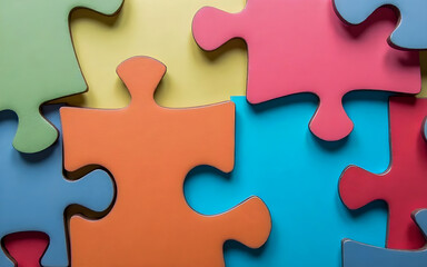colorful puzzle pieces
