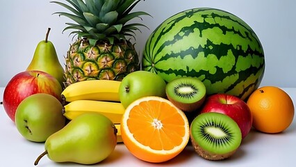 Assorted Fresh Fruits – Vibrant and Colorful Healthy Food Image