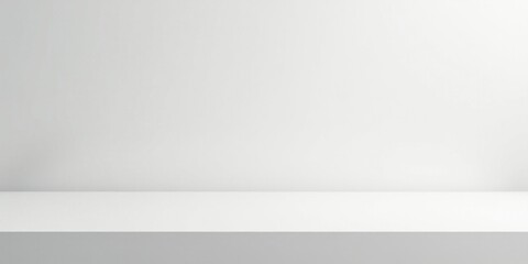 Clean Minimalist Empty Surface with Subtle Gradient for Product Display and Mockups