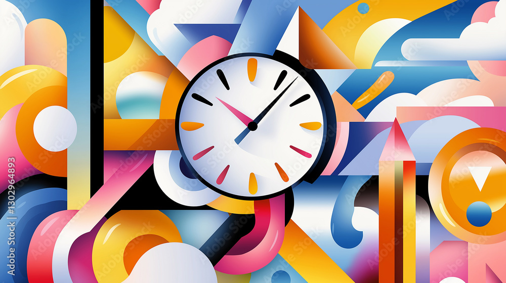 Poster a temporary art piece that is created for a specific time period, using the ephemeral nature of the 