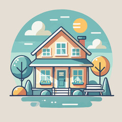 A simple and comfortable house