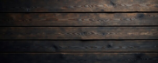 Naklejka premium Dark, weathered barn wood planks, rustic texture, pattern, grunge, aged wood
