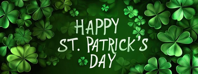 St. Patrick's Day background. Selective focus.