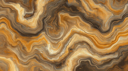 Obraz premium Elegant abstract marble stone texture featuring rich earthy tones and delicate gold veins, creating a luxurious and organic aesthetic. Perfect for sophisticated background designs, branding, and artis