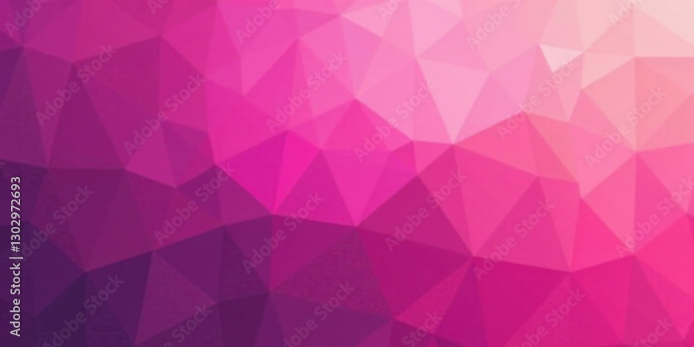 Poster Abstract Pink and Purple Geometric Low Poly Background Texture for Design Projects