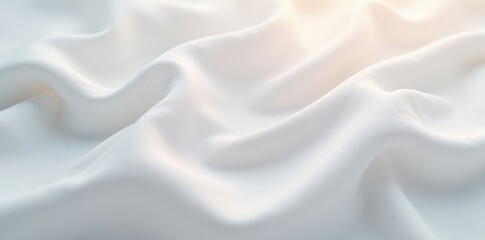 Obraz premium Soft, blurred white fabric texture Dreamy, ethereal background , pastel, overlay, abstract