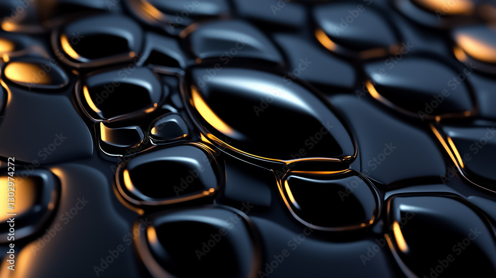 Poster a captivating digital surface features smooth, glossy textures mimicking snake skin, showcasing deta